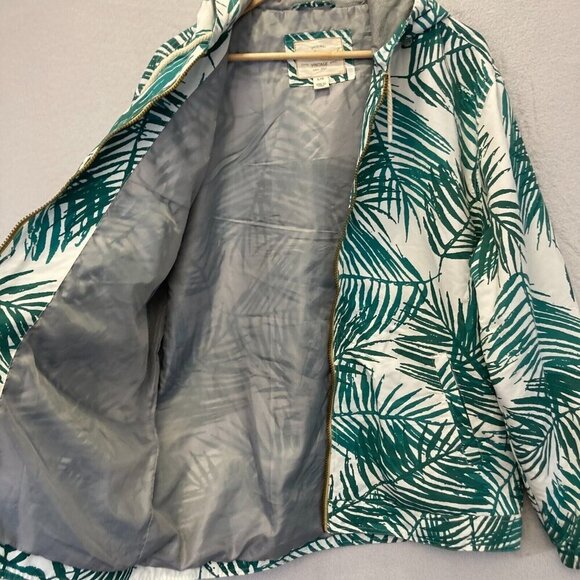 Original Weatherproof Vintage Windbreaker Jacket Men's Large Nylon Tropical Palm - Picture 16 of 16